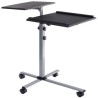Trolley Regolabile Universale per Proiettore notebook , Nero
