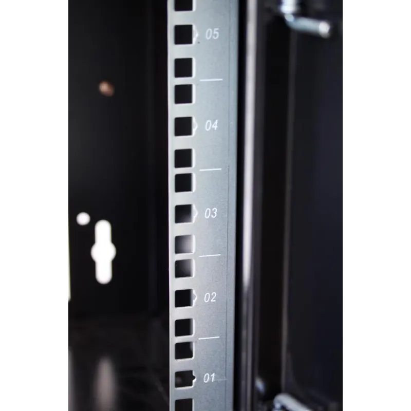 Armadio Rack 19'' a Muro 6U prof. 450 Grigio Assemblato