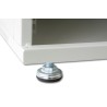 Armadio Rack 19'' a Muro 6U prof. 450 Grigio Assemblato