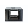 Armadio Rack 19'' a Muro 6U prof. 600 Nero Assemblato