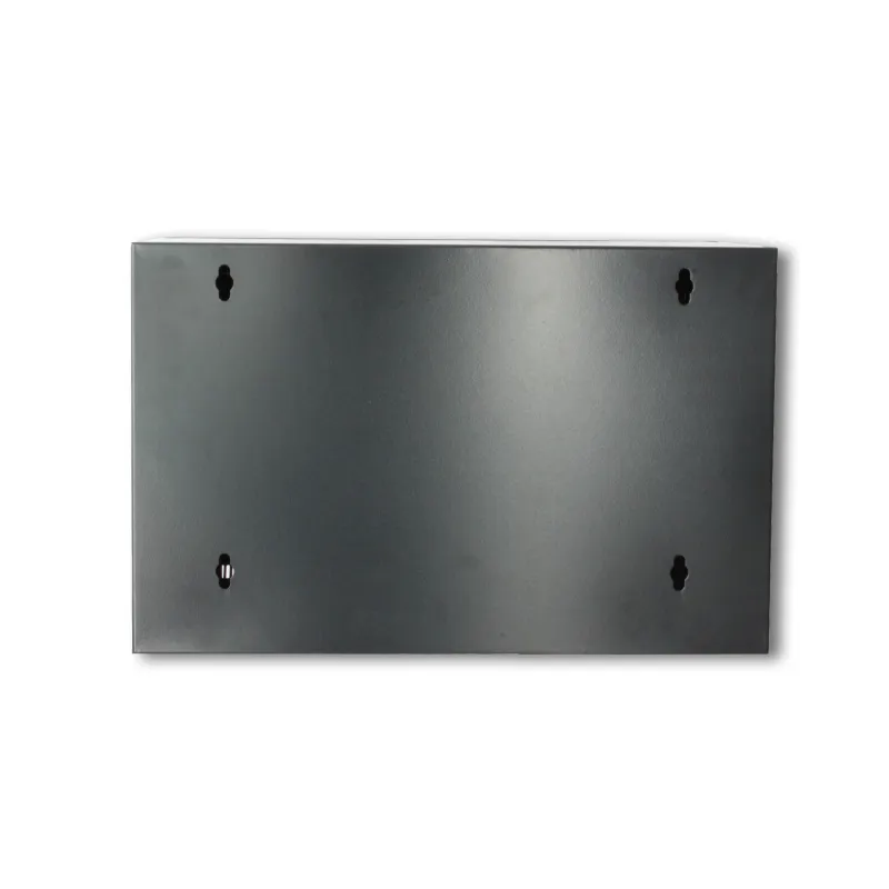 Armadio Rack 19'' a Muro 6U prof. 600 Nero Assemblato