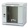 Armadio Rack 10'' a muro 6 unit&agrave; con pannelli asportabili Grigio 