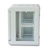 Armadio Rack 10'' a muro 6 unit&agrave; con pannelli asportabili Grigio 