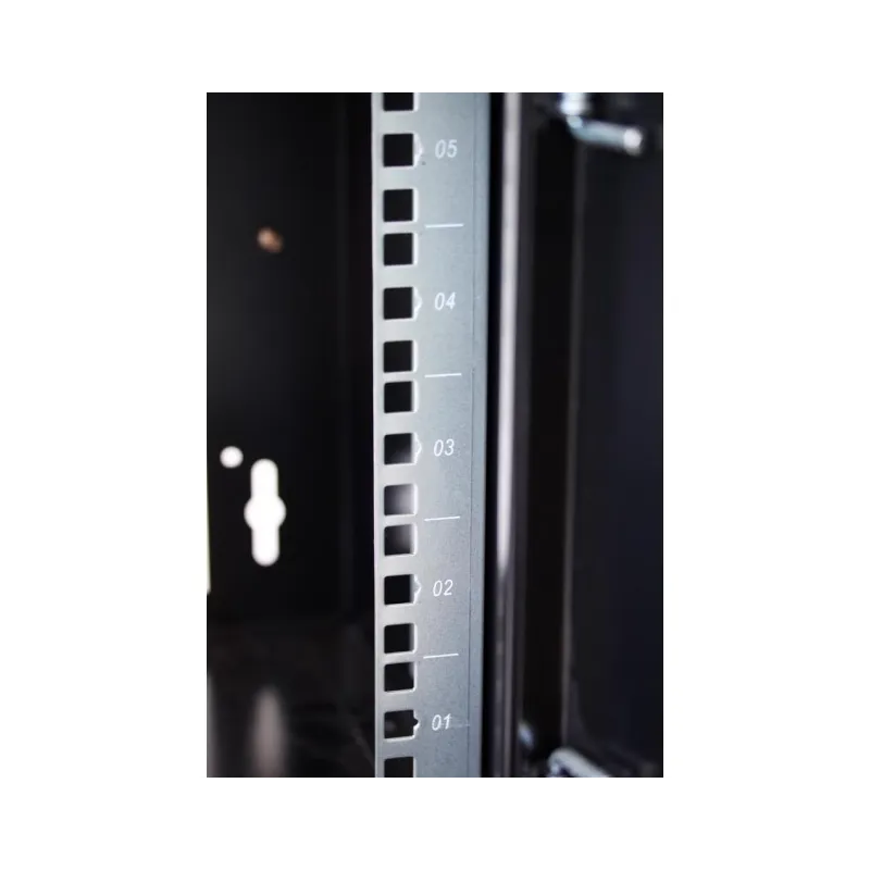 Armadio Rack 10'' a muro 6 unit&agrave; con pannelli asportabili Grigio 