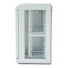 Armadio Rack 10'' a muro 9 unit&agrave; con pannelli asportabili Grigio 
