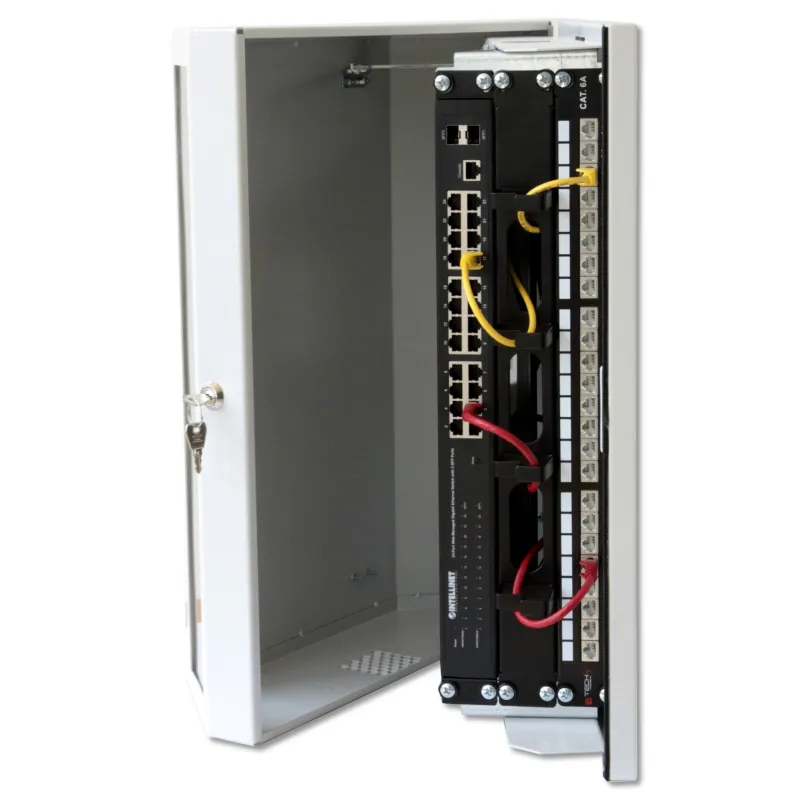Armadio a muro 19'' Flat 9 Unit&agrave; Grigio