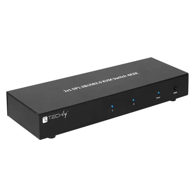 Switch KVM 2 porte DisplayPort1.2 per doppio Monitor 