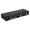 Switch KVM DisplayPort  1.2 e USB 2.0 4 porte con hub e audio