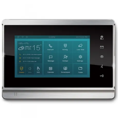 Akuvox - IT82W Postazione Interna Touch con case in metallo, schermo da 7", risoluzione 1024x600, alimentazione POE, Wi-Fi e Blu