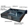 Chassis Industriale Rack 19''/Desktop 2U Ultra-compatto 