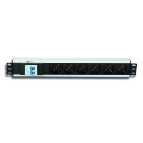 Multipresa per Rack 19'' 6 Posti con Magnetotermico e spina C20