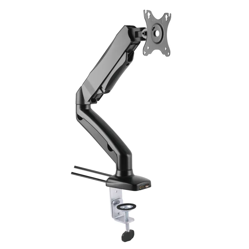 Supporto da Scrivania per Monitor 13-27'' con USB e audio 