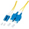 Cavo Fibra Ottica SC/LC 9/125 Monomodale 0,5m Diametro 1.2mm OS2