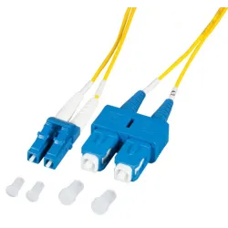 Cavo Fibra Ottica SC/LC 9/125 Monomodale 2m Diametro 1.2mm OS2