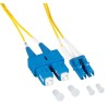 Cavo Fibra Ottica SC/LC 9/125 Monomodale 3m Diametro 1.2mm OS2