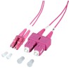 Cavo Fibra Ottica SC/LC 50/125 Multimodale 0,5m Diametro 1.2mm OM4