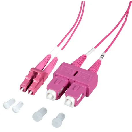 Cavo Fibra Ottica SC/LC 50/125 Multimodale 2m Diametro 1.2mm OM4