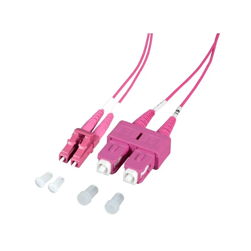 Cavo Fibra Ottica SC/LC 50/125 Multimodale 3m Diametro 1.2mm OM4