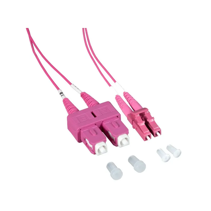 Cavo Fibra Ottica SC/LC 50/125 Multimodale 3m Diametro 1.2mm OM4