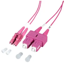 Cavo Fibra Ottica SC/LC 50/125 Multimodale 10m Diametro 1.2mm OM4