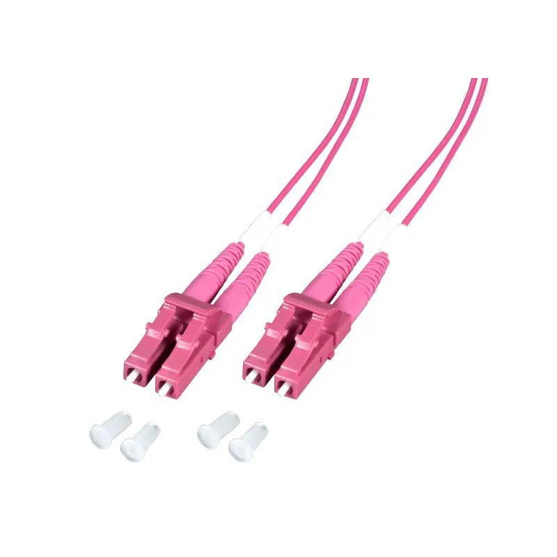Cavo Fibra Ottica LC/LC 50/125 Multimodale 2m Diametro 1.2mm OM4