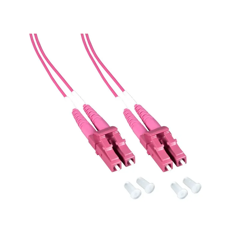 Cavo Fibra Ottica LC/LC 50/125 Multimodale 3m Diametro 1.2mm OM4