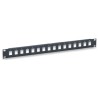 Pannello Patch Modulare 16 Posti 1 HE Nero