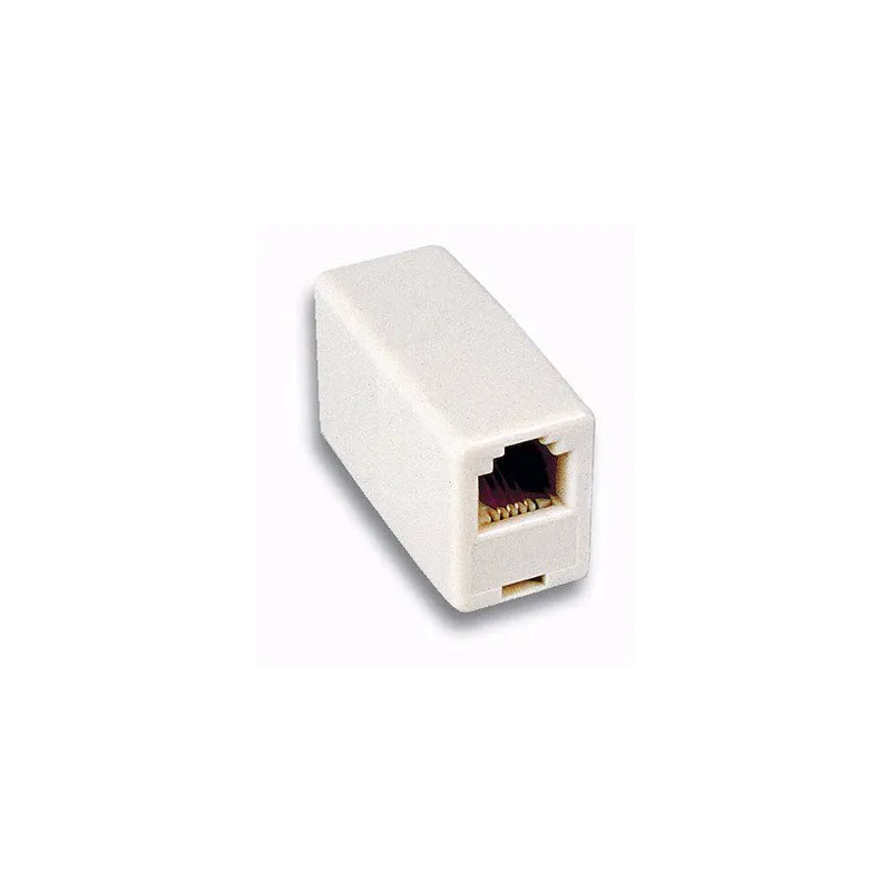 Accoppiatore Telefonico 8 poli Pin to Pin F/F Avorio