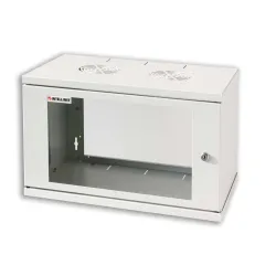 Armadio Rack 19'' a muro 6 unit&agrave; prof. 320 Grigio Assemblato