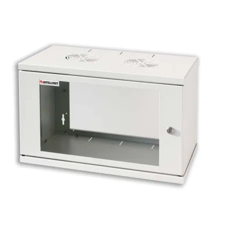  Armadio Rack 19'' a muro 6 unit&agrave; prof. 320 Grigio Assemblato