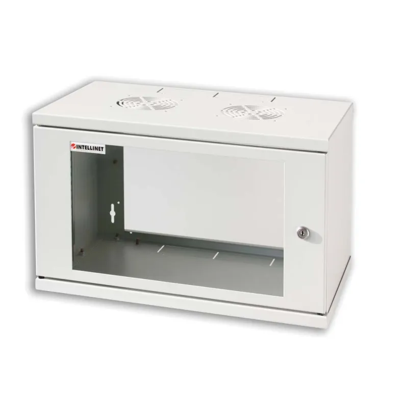  Armadio Rack 19'' a muro 6 unit&agrave; prof. 320 Grigio Assemblato