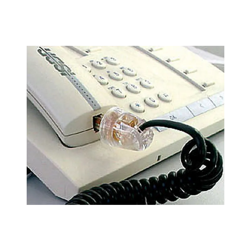 Plug Telefonico RJ11 Maschio 4 Poli 4 Contatti Antiattorcigliamento