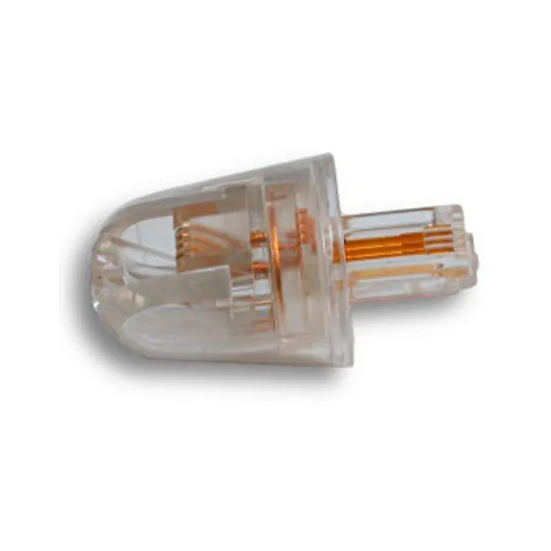 Plug Telefonico RJ11 Maschio 4 Poli 4 Contatti Antiattorcigliamento