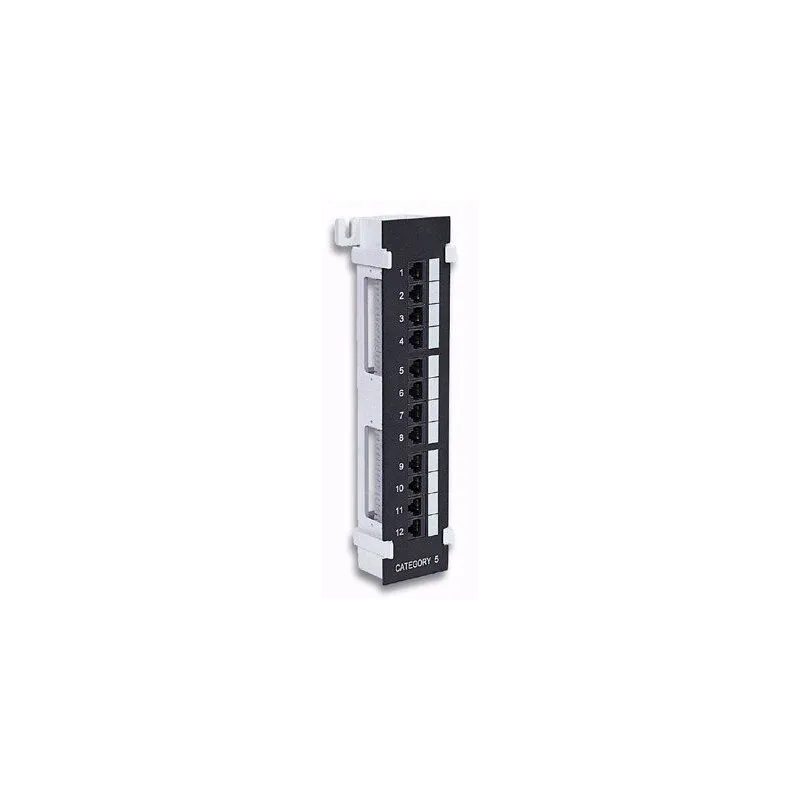 Pannello Patch 12 Porte UTP Cat6 Installazione a Muro