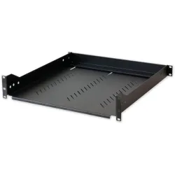 Mensola per Rack 19'' 470 mm 2U Nera 4 punti