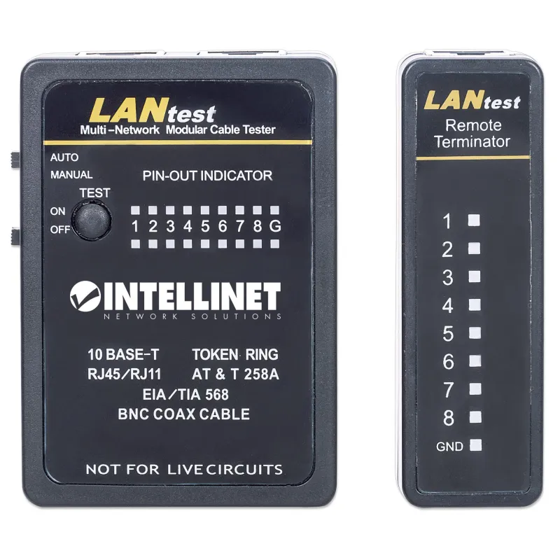 Tester Professionale RJ45 e BNC