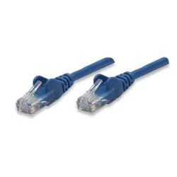 Cavo di rete Patch in Rame Cat. 5e Blu UTP 0,5 mt