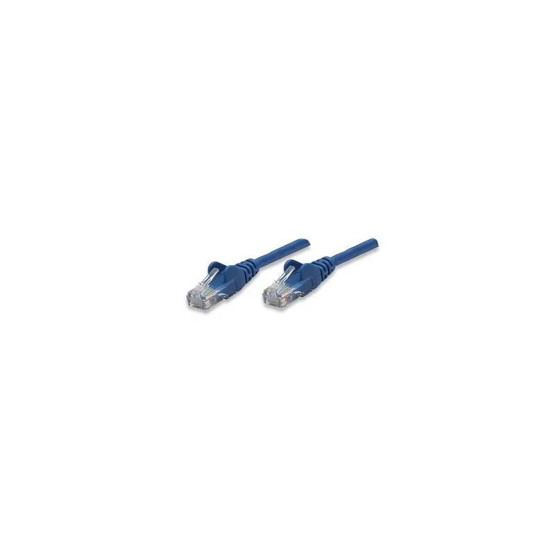 Cavo di rete Patch in Rame Cat. 5e Blu UTP 0,5 mt