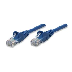 Cavo di rete Patch in Rame Cat. 5e Blu UTP Blu 1 mt