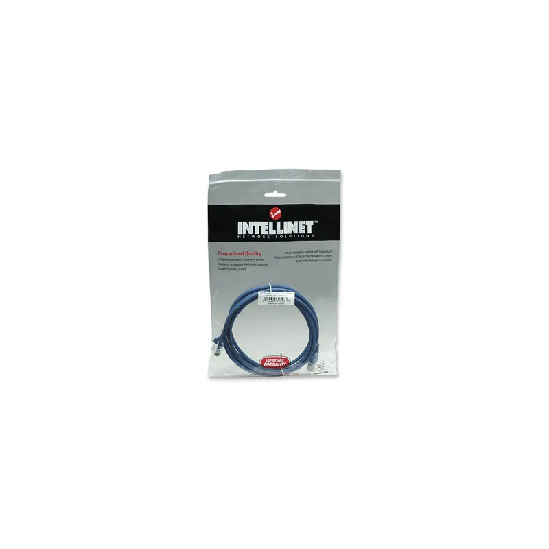 Cavo di rete Patch in Rame Cat. 5e Blu UTP Blu 1 mt