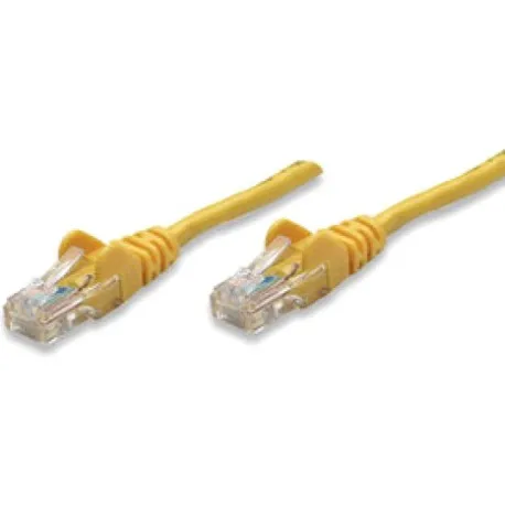 Cavo di rete Patch in Rame Cat. 5e Giallo UTP 5 mt