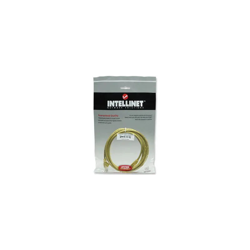 Cavo di rete Patch in Rame Cat. 5e Giallo UTP 5 mt
