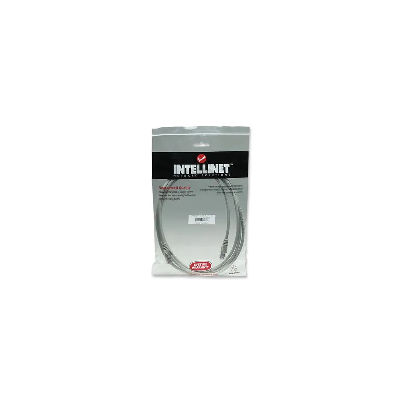 Cavo di rete Patch in Rame Cat. 5e Grigio UTP 5 mt