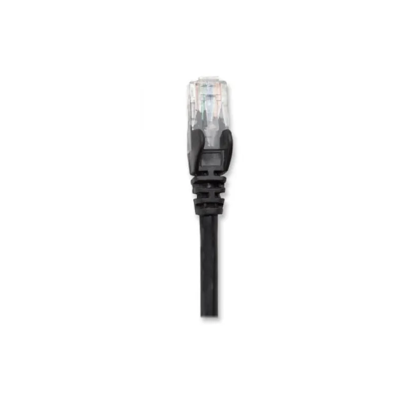 Cavo di rete Patch in Rame Cat. 5e Nero UTP 0,5 mt