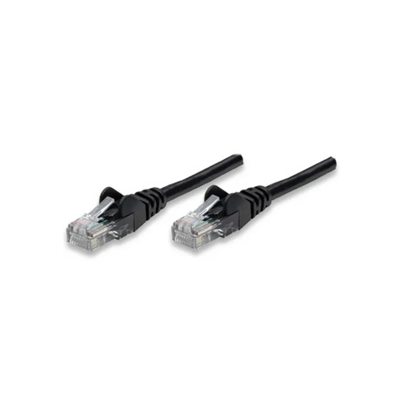 Cavo di rete Patch in Rame Cat. 5e Nero UTP 2 mt