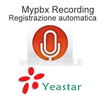 Yeastar licenza registrazione programmata Mypbx U100