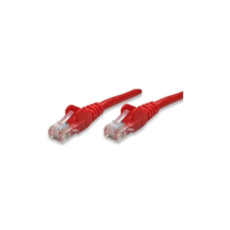 Cavo di rete Patch in Rame Cat. 5e Rosso UTP 1 mt