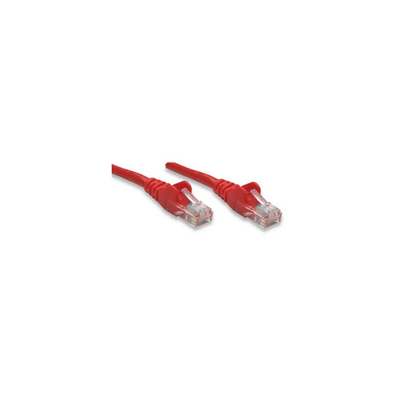 Cavo di rete Patch in Rame Cat. 5e Rosso UTP 1 mt