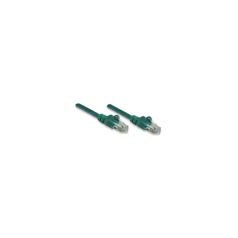 Cavo di rete Patch in Rame Cat. 5e Verde UTP 1 mt