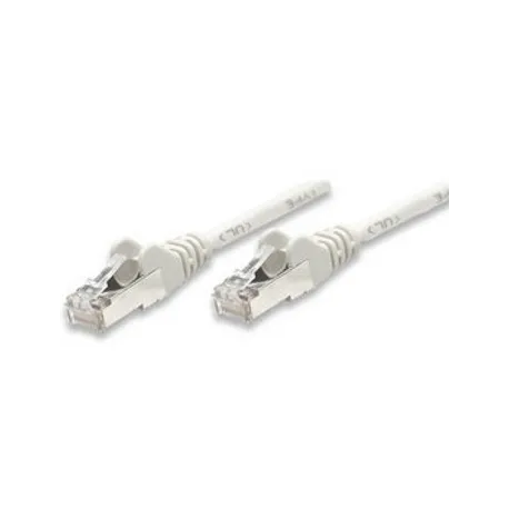 Cavo di rete Patch in Rame Schermato Cat. 5e Bianco FTP 3 mt